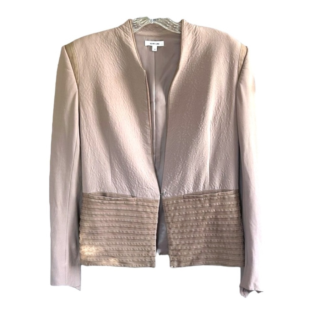 Helmut Lang Jacket Wool Blazer Dusty Rose 10